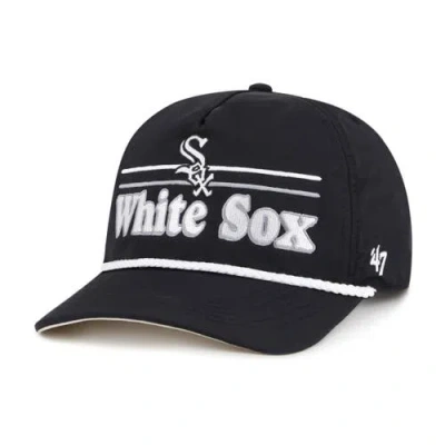 47 Brand '47 Black Chicago White Sox Campscape Hitch Adjustable Hat