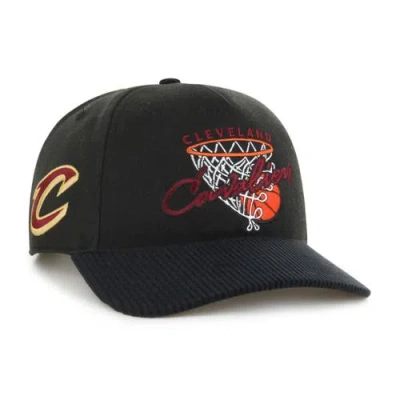 47 Brand '47 Black Cleveland Cavaliers Nothing But Net Hitch Adjustable Hat