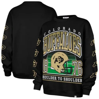 47 Brand '47 Black Colorado Buffaloes Go Big Oversized Pullover Sweatshirt