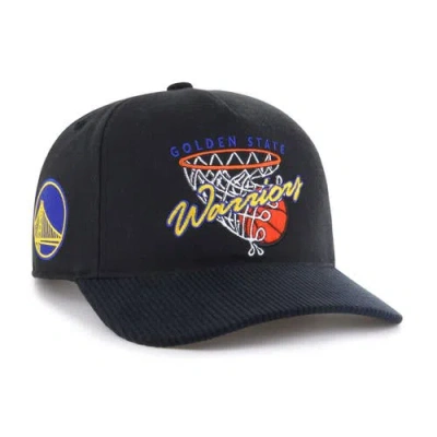 47 Brand '47 Black Golden State Warriors Nothing But Net Hitch Adjustable Hat