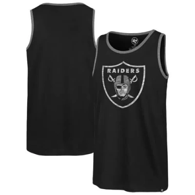 47 Brand '47  Black Las Vegas Raiders Premier Franklin Tank Top