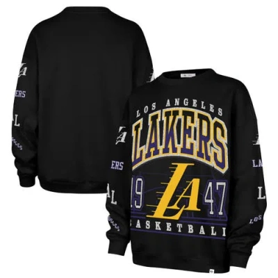 47 Brand '47  Black Los Angeles Lakers 2025/26 City Edition Go Big Oversized Sweatshirt
