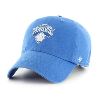 47 Brand '47 Blue New York Knicks Color Pack Clean Up Adjustable Hat
