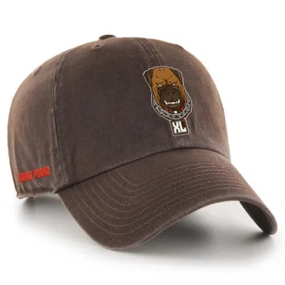 47 Brand '47 Brown Cleveland Browns Dawg Pound Xl Unstructured Clean Up Adjustable Hat