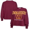 47 Brand '47 Burgundy Washington Commanders Outreach City Oversized Long Sleeve T-shirt In Burgundy