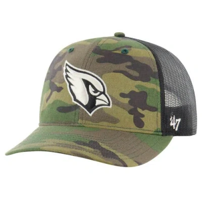 47 Brand '47 Camo Arizona Cardinals Trucker Adjustable Hat In Multi