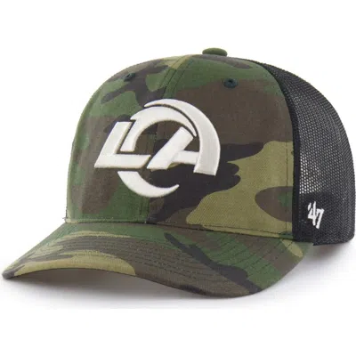 47 Brand '47 Camo Los Angeles Rams Trucker Adjustable Hat