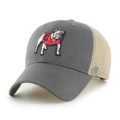 47 Brand '47 Charcoal Georgia Bulldogs Flagship Trucker Adjustable Hat