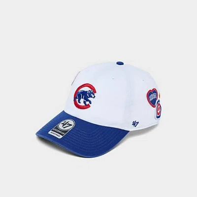 47 Brand '47 Chicago Cubs Mlb Badges Clean Up Strapback Hat