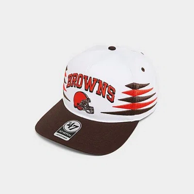 47 Brand '47 Cleveland Browns Nfl Diamond Cut Hitch Snapback Hat In Multi