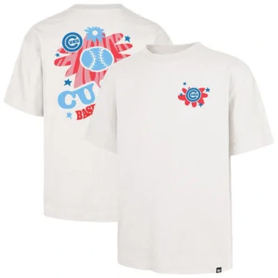 47 Brand Men's Cream Chicago Cubs Flora Foundation T-shirt In Multi