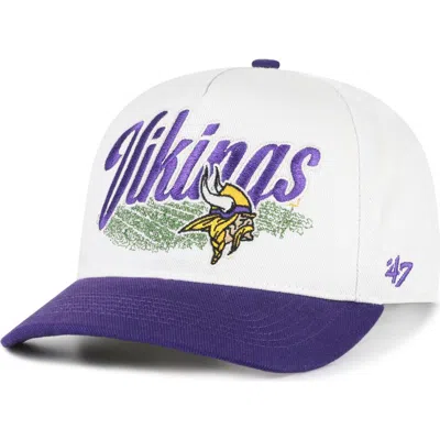 47 Brand '47 Cream Minnesota Vikings Enfield Hitch Adjustable Hat