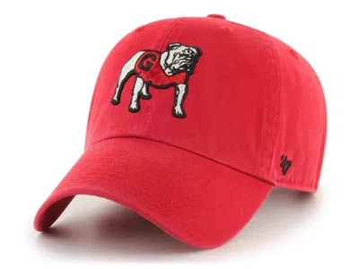 47 Brand 47 Georgia Bulldogs Clean Up Baseball Cap Shop All '47 In Red