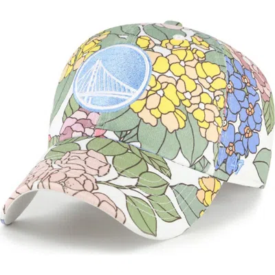 47 Brand '47 Golden State Warriors Florentina Clean Up Adjustable Hat In Purple