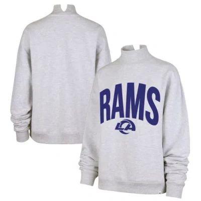 47 Brand '47 Gray Los Angeles Rams Subtle Muse Mock Neck Sweatshirt