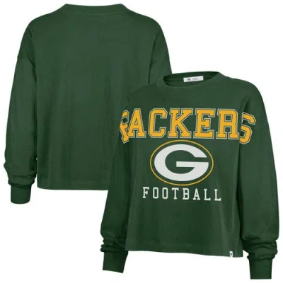47 Brand '47 Green Green Bay Packers Outreach City Oversized Long Sleeve T-shirt