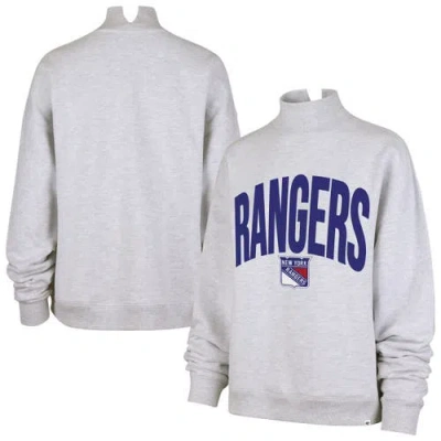 47 Brand '47 Heather Gray New York Rangers Subtle Muse Sweatshirt