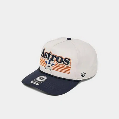 47 Brand '47 Houston Astros Mlb Hitch Snapback Hat In White