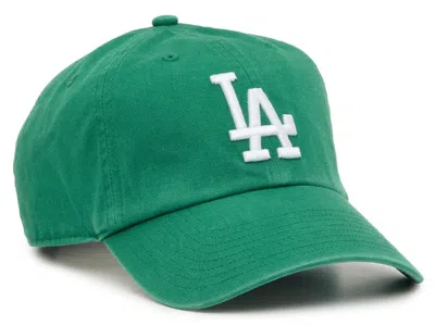 47 Brand 47 Los Angeles Dodgers Clean Up Baseball Cap In Green