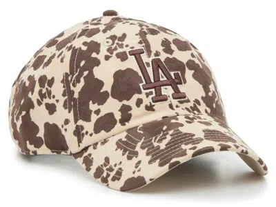 47 Brand 47 Los Angeles Dodgers Clean Up Baseball Cap In Brown