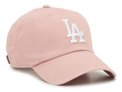 47 Brand 47 Los Angeles Dodgers Clean Up Baseball Cap In Pink