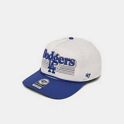 47 Brand '47 Los Angeles Dodgers Mlb Hitch Snapback Hat In White