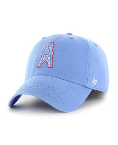 47 Brand 47 Men's Light Blue Houston Oilers Gridiron Classics Franchise Legacy Fitted Hat
