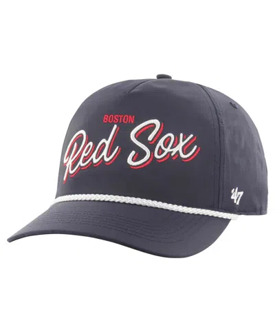 47 Brand 47 Men's Navy Boston Red Sox Fairway Hitch Adjustable Hat In Gray