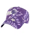 47 Brand 47 Men's Purple Phoenix Suns Tropicalia Floral Clean Up Adjustable Hat In Purple
