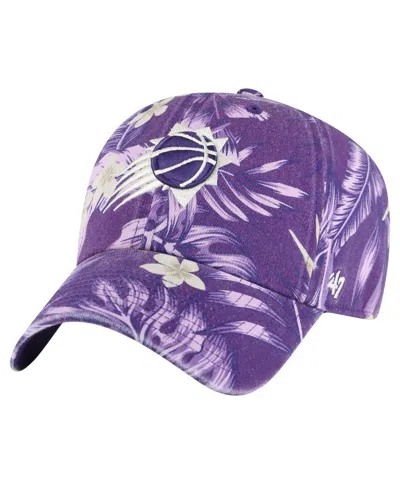 47 Brand 47 Men's Purple Phoenix Suns Tropicalia Floral Clean Up Adjustable Hat