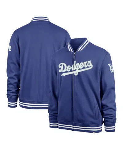 47 Brand 47 Men's Royal Los Angeles Dodgers Wax Pack Pro Camden Full-zip Track Jacket