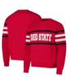 47 Brand '47 Men's Scarlet Ohio State Buckeyes Coaches Collection Pullover Sweatshirt In Scarlet