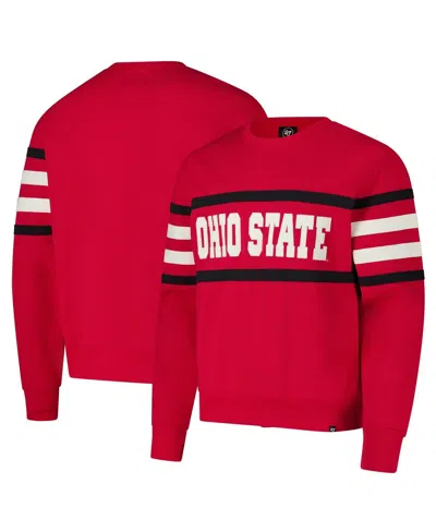 47 Brand '47 Men's Scarlet Ohio State Buckeyes Coaches Collection Pullover Sweatshirt