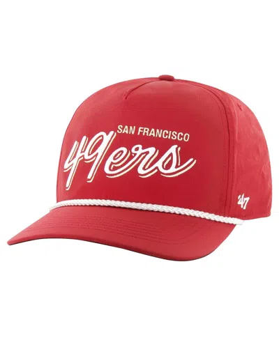 47 Brand 47 Men's Scarlet San Francisco 49ers Fairway Hitch Brrr Adjustable Hat