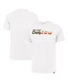 47 Brand 47 Men's White Miami Dolphins Flag Script Franklin T-shirt In White