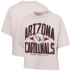 47 Brand '47 Natural Arizona Cardinals Cropped Windthrow Ravine T-shirt In Neutral