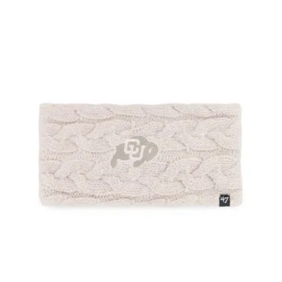 47 Brand '47 Natural Colorado Buffaloes Core & Inline Latte Knit Headband In Neutral
