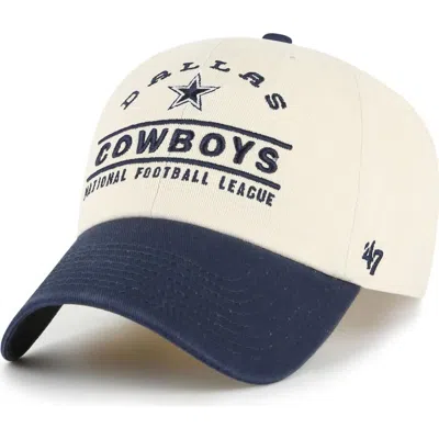 47 Brand '47 Natural Dallas Cowboys Windham Clean Up Adjustable Hat