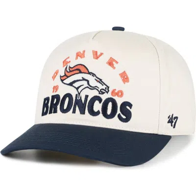 47 Brand '47 Natural Denver Broncos Arcitext Hitch Adjustable Hat