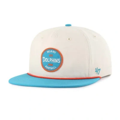 47 Brand '47 Natural Miami Dolphins Payson Captain Adjustable Hat