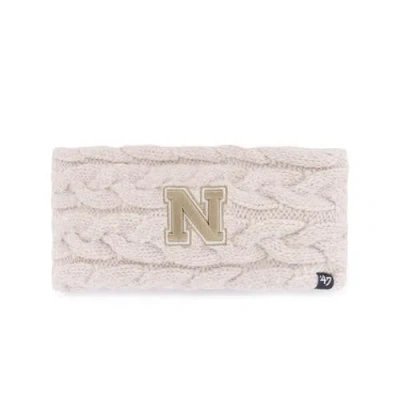 47 Brand '47 Natural Nebraska Huskers Core & Inline Latte Knit Headband In Neutral