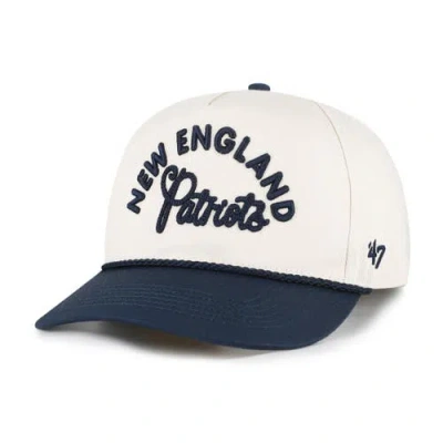 47 Brand '47 Natural New England Patriots Rope Script Hitch Adjustable Hat