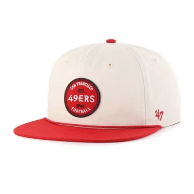 47 Brand '47 Natural San Francisco 49ers Payson Captain Adjustable Hat