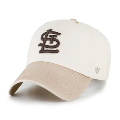 47 Brand '47 Natural/tan St. Louis Cardinals Neutral Terrain Clean Up Adjustable Hat