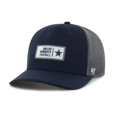 47 Brand '47 Navy Dallas Cowboys Cypher Adjustable Trucker Hat