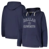 47 Brand '47  Navy Dallas Cowboys Plus Size Clarity Kennedy Pullover Hoodie In Blue