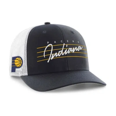 47 Brand '47 Navy Indiana Pacers Downburst Trucker Adjustable Hat