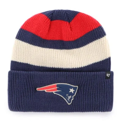47 Brand '47 Navy New England Patriots Clubhouse Jennings Cuffed Knit Hat