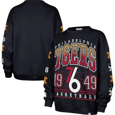 47 Brand '47 Navy Philadelphia 76ers 2025/26 City Edition Go Big Oversized Sweatshirt