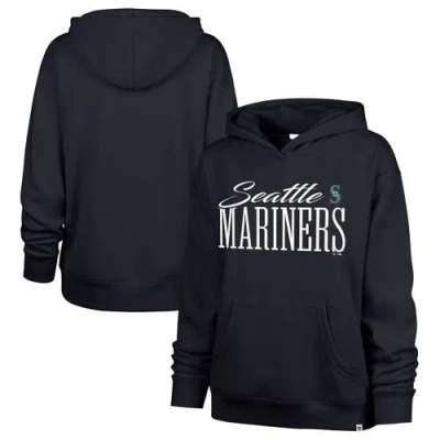 47 Brand '47  Navy Seattle Mariners Whim Hoodie In Blue